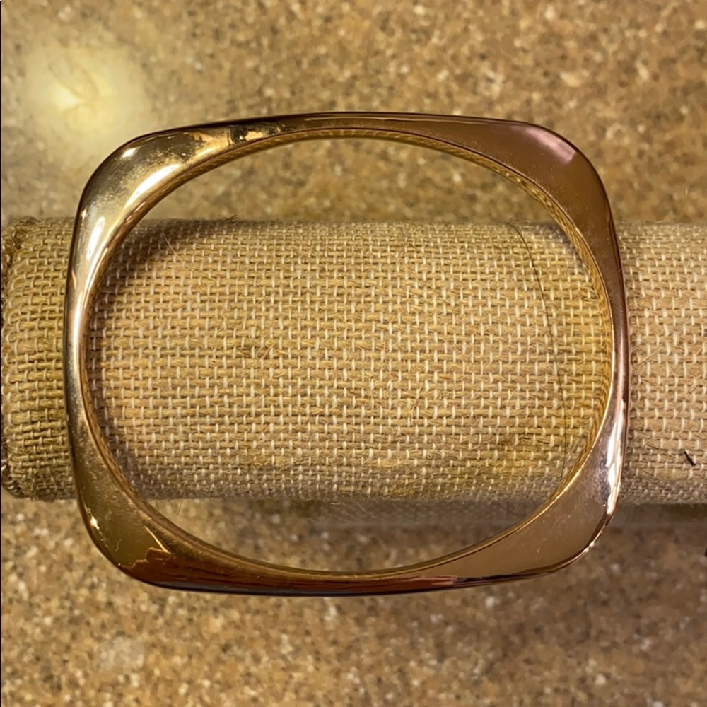 COPY - Bronze Milor Italy Square Bangle Bracelet